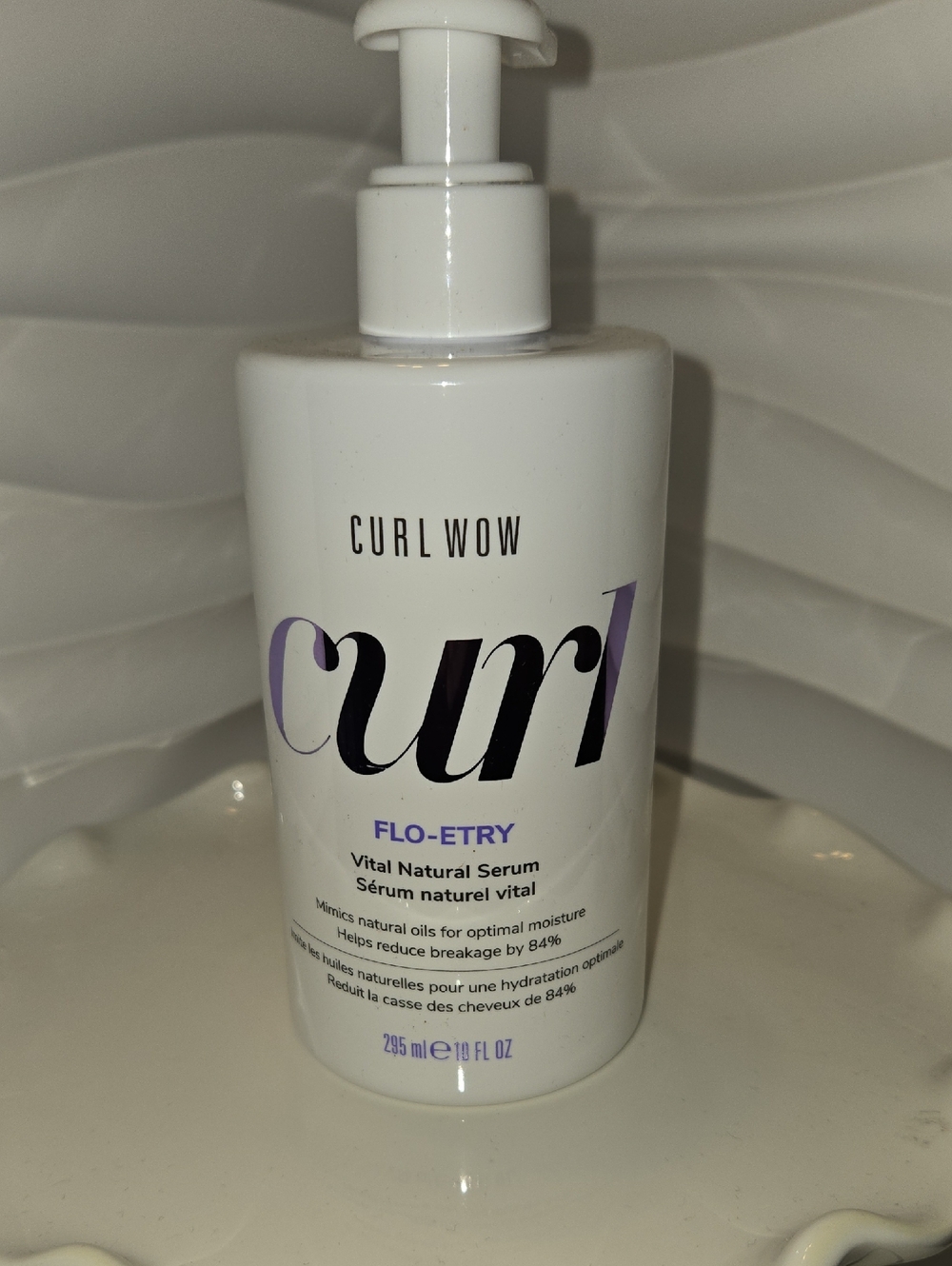 CurlWow FLO-ETRY Vital Natural Serum - 10 Fl Oz